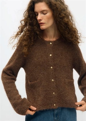 Saggia ls knit cardigan Carafe Melange Object 
